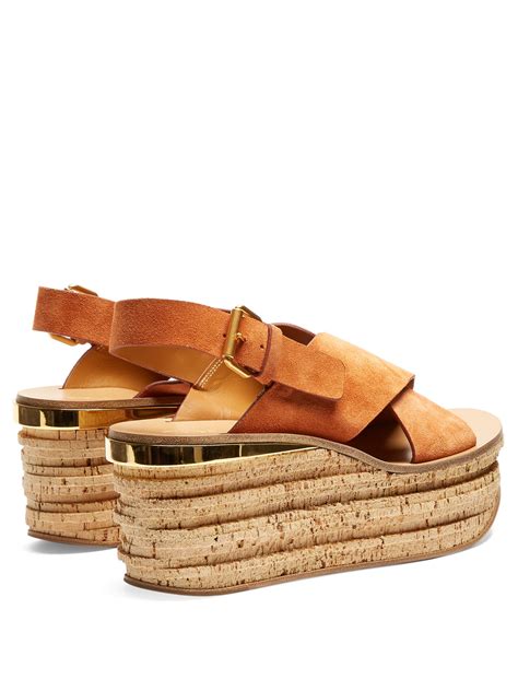 chloe sandale|chloe wedges sandals.